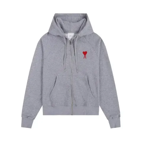 CDG Hearts Hoodie option Grey -401#