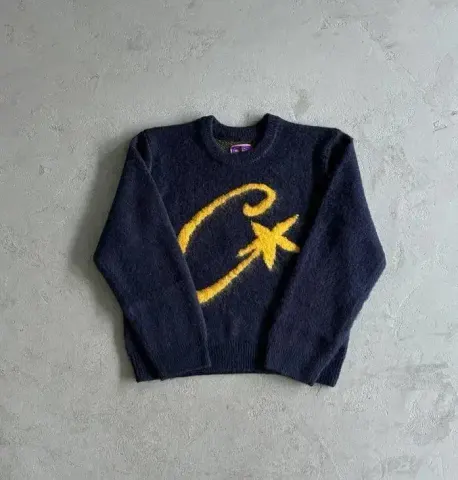 Cortiez Camo Sweater option Tibetan blue