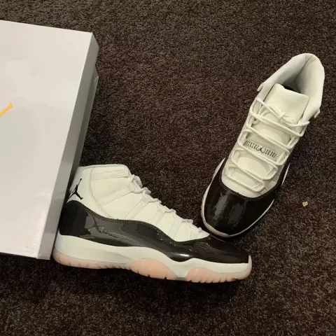 Jordan 11 Cap and Gown option Neapolitan Cherry Blossom Kang Buckle AR