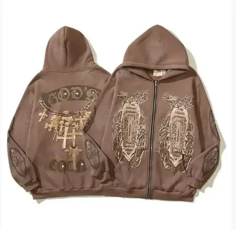 Travis Scott Zip Hoodie option W142 Vintage Cafe