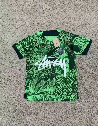 Stussy Jerseys option 2324 Nigeria Away With Letters