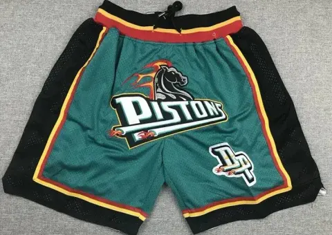 Just Don Shorts option Pistons Green