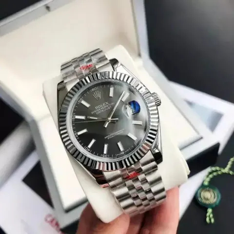 ROLEX option Silver gray dial-five beads strap
