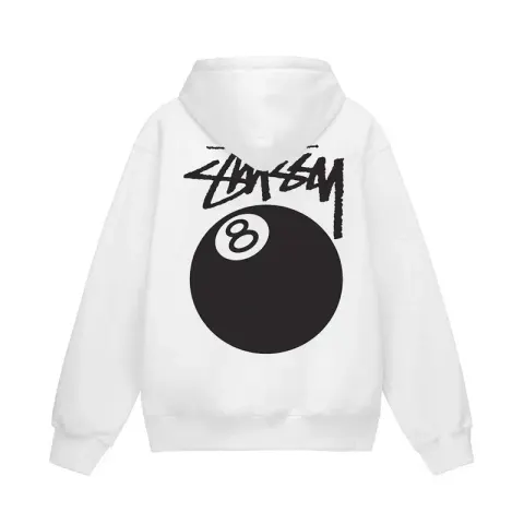 Stussy Hoodie option White billiard]