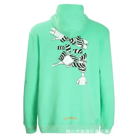Chrome Hearts Hoodies (20+ Styles) option K7003 Grass Green