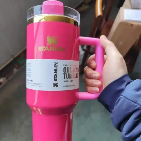 Stanley Thermos Cup option Electroplated Rose Red
