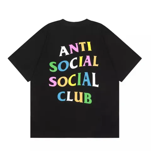 ASSC Anti T-Shirts option Black Rainbow Short Sleeve