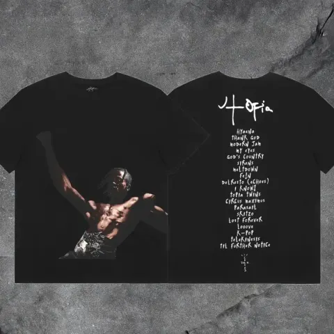 Travis Scott Tee 69cw option Black 3178