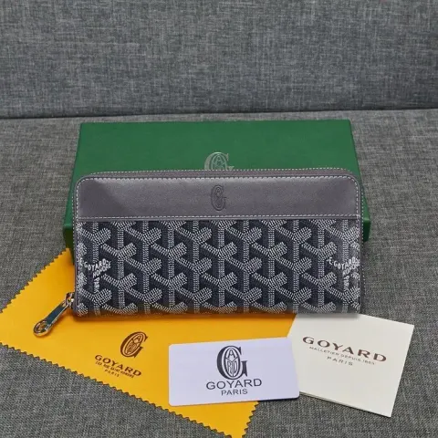 Goyard Wallet option Style 4 carbon gray