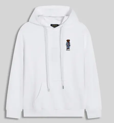 Ralph Lauren Zip Hoodie option bear white
