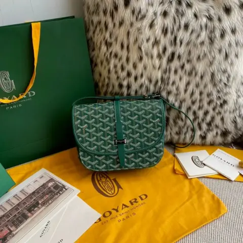 Goyard Belvedere Bag option green