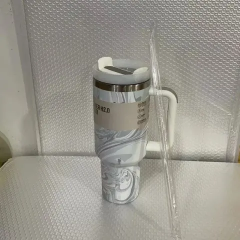 Stanley Thermos Cup option blue swirl