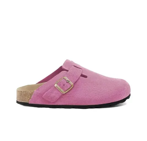 Classic Birkenstocks Shoes option suede powder