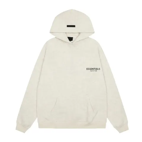 Essentials Hoodie option Hooded-Oat Ash