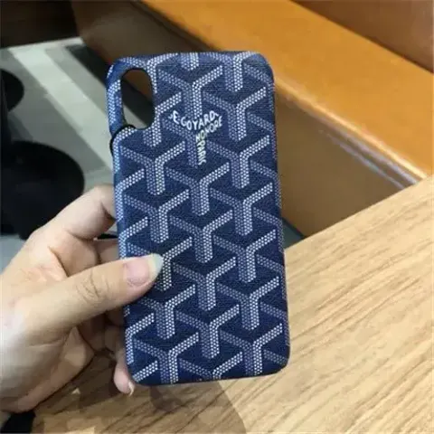 Goyard Phone Case option dark blue