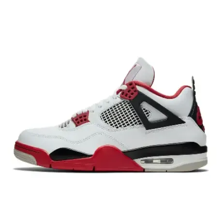 Jordan 4 Green Metallic option Flame Red DC7770-160