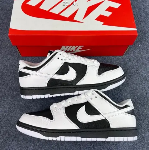 Nike Dunk Low Gray Fog option Reverse Panda FD9064-011