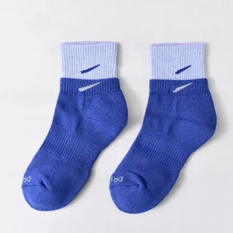 Nike Socks option [Middle Tube] Deep Blue-Purple