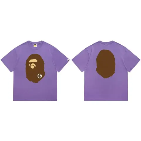 Bape Tees option 175 Taro Purple