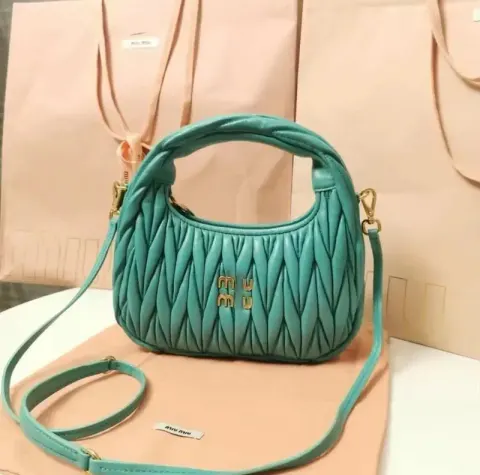 Miu Miu Bag option Green [original logo with gift box]]