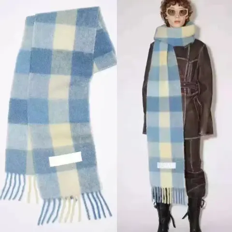 Acne Studios Scarf option water blue