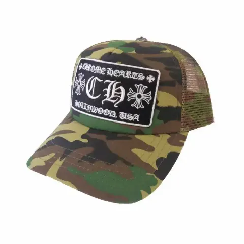 Chrome Hearts Caps option CH curved eaves camo