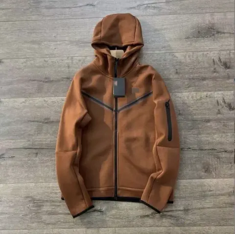 Nike Tech Fleece Black Hoodie option Curry Top