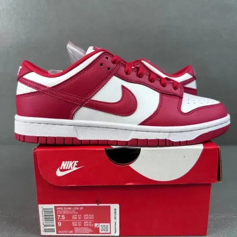 Nike Dunk Low Gray Fog option Red CU1727-100