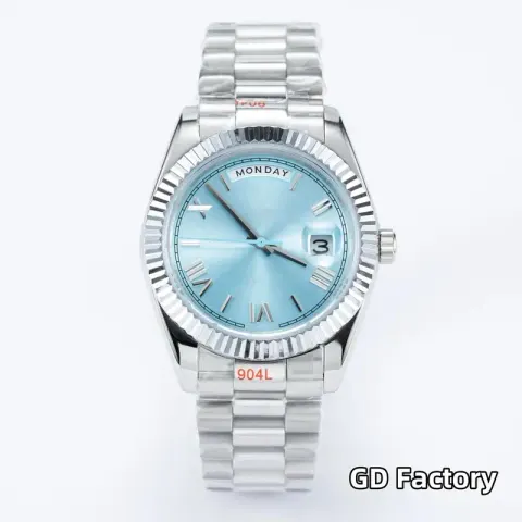 Rolex Datejust 41mm option [Roman Plate] Silver Shell  Tiffany Plate  Steel Belt