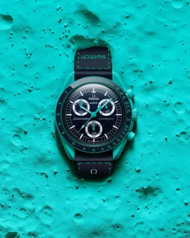 Omega x Swatch Watch option Northern Lights