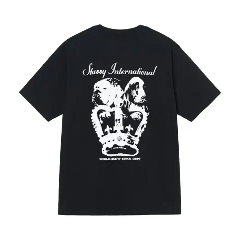 Stussy T-Shirt option Black Two Dog]