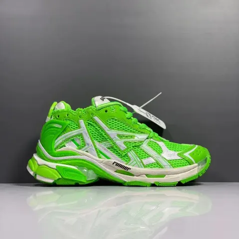 Balenciaga Runner Black Red Graffiti option Fluorescent Green White