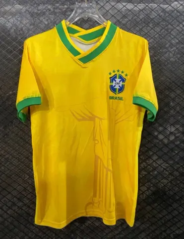 Brazil Special Jersey option yellow jesus edition brazil