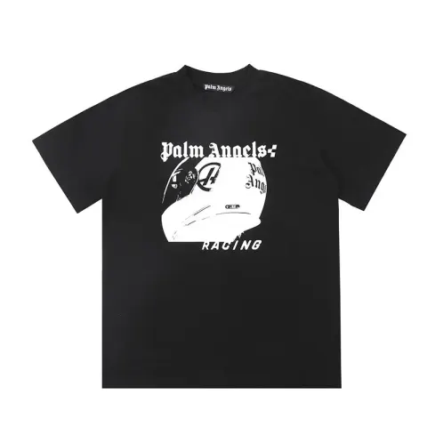 Palm Angels Monogram NY Spray Tee option 2284 black