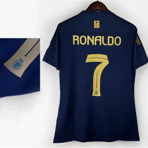 Al-Nassr CR7 Signature Jersey option Away fan version No. 7 armband