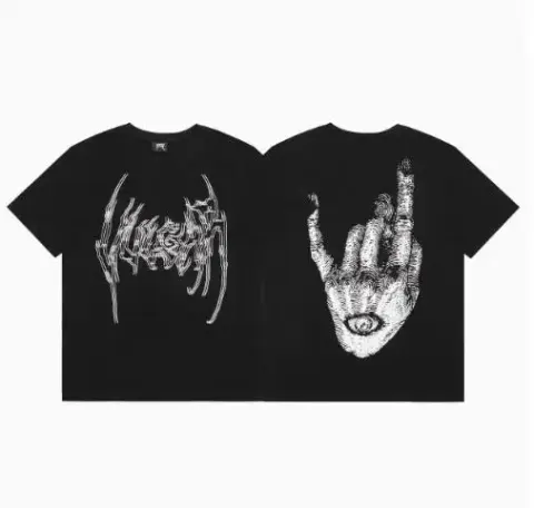 Revenge T-Shirts option Cyan Black Hand of God