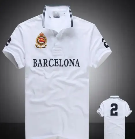 Ralph Lauren City Series Polo Shirt option Barcelona White