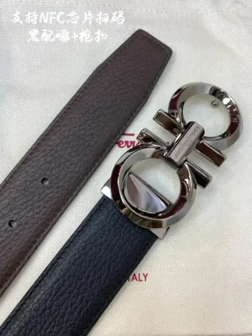 Best Batch for Ferragamo Belt option 1 gray buckle