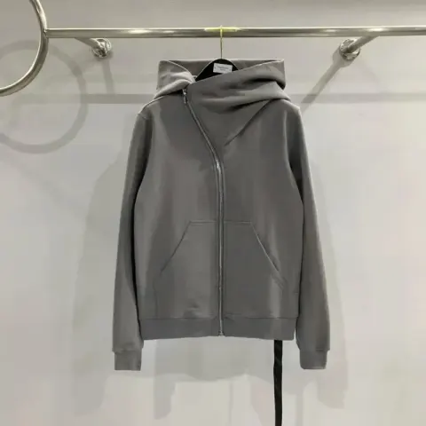 Rick Owens Mountain Hoodie option Light gray
