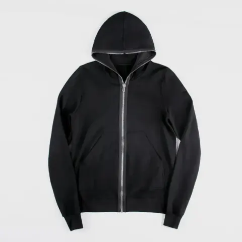 Rick Owens Full Zip Hoodie option black
