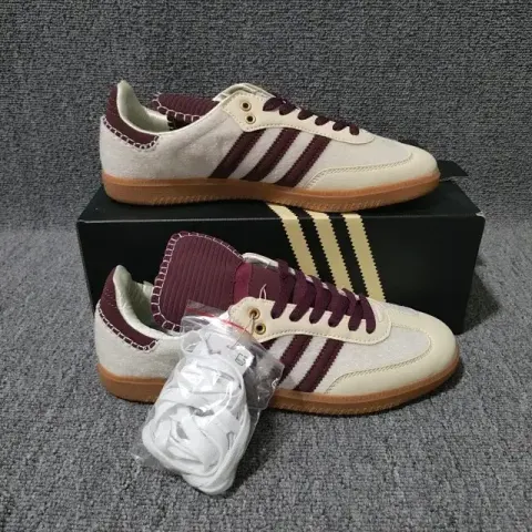 Adidas Originals Samba Shoes option WB Samba Ma Mao White Wine Red