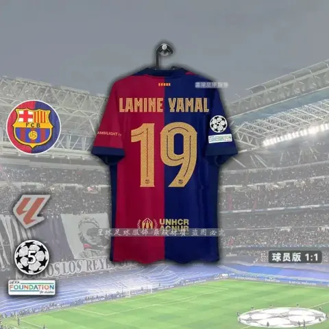 Barcelona x Travis Scott Jersey option Champions League Edition-No. 19 Yamal