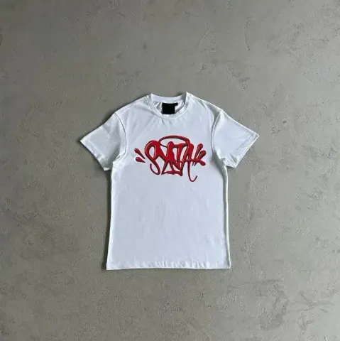 Syna World Tees option SYTX06-White-Red Label