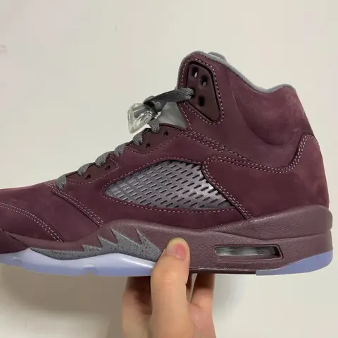 Jordan 5 Metallic Silver option Purple suede