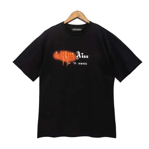 Palm Angels Spray Tee option Black/Red