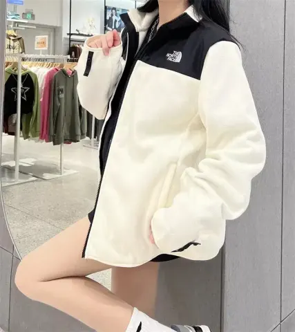 TNF Fleece Hoodie option white