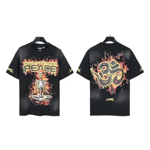 Hellstar Tees option 653 wash water black