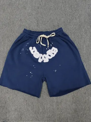Sp5der Shorts option navy blue