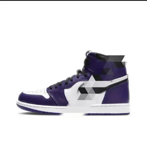 Jordan 1 Union Black Toe option White and purple toes