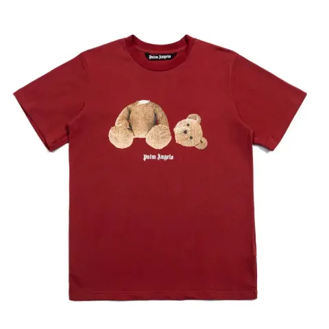 Palm Angels Monogram NY Spray Tee option 667 red